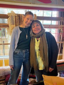 The Rug project Canada, myrna visit